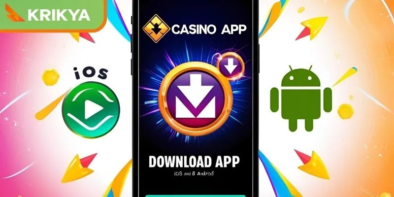 Extremely easy operation while downloading KRIKYA app for iOS