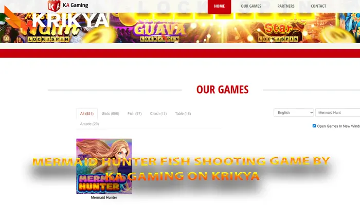 Mermaid Hunter fish shooting game by KA Gaming on Krikya