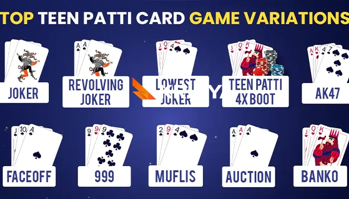 Popular Teen Patti game variants in Bangladesh